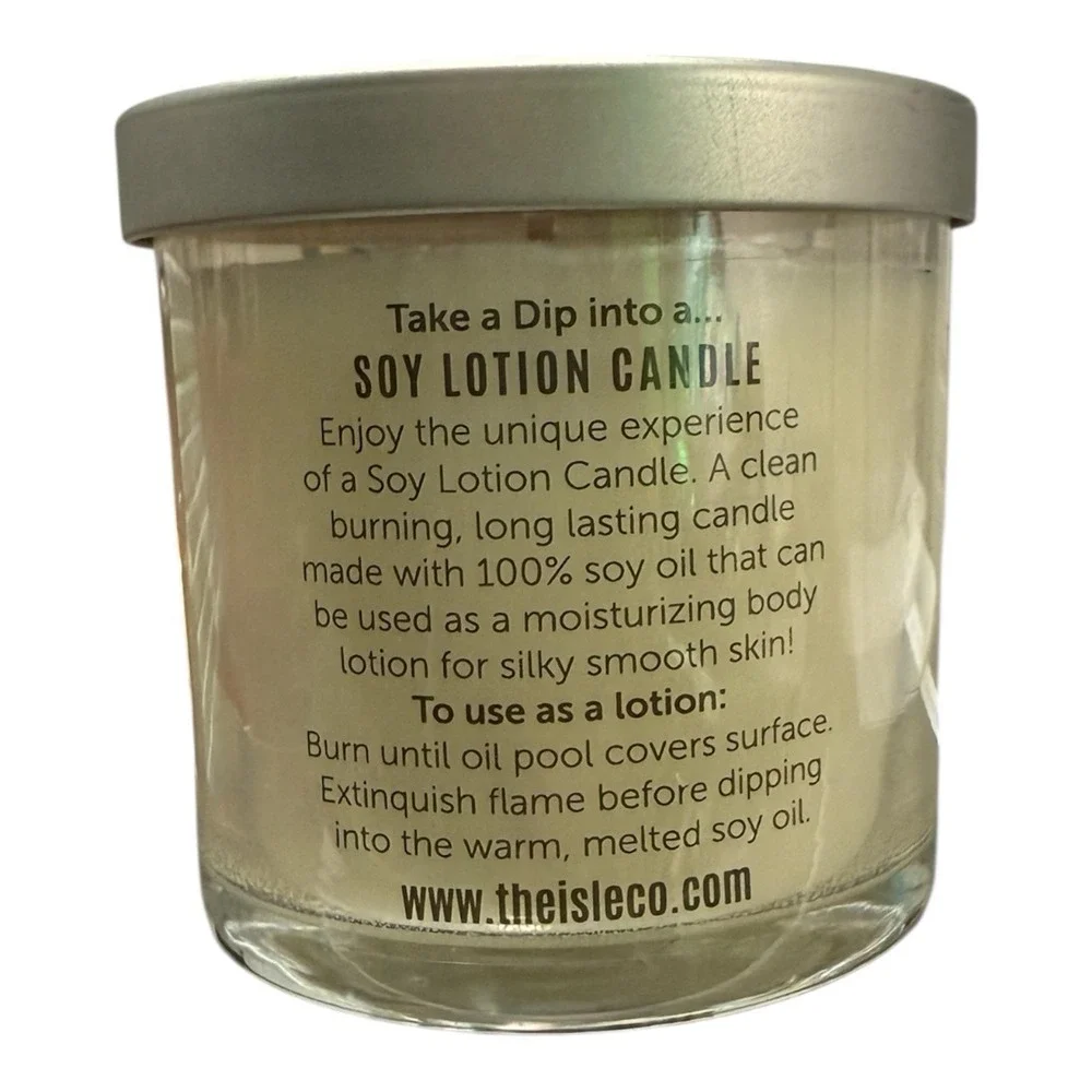 The Isle Co Soy Lotion CANDLE Single Wick CandleMakers Blend Moisturizer Coconut